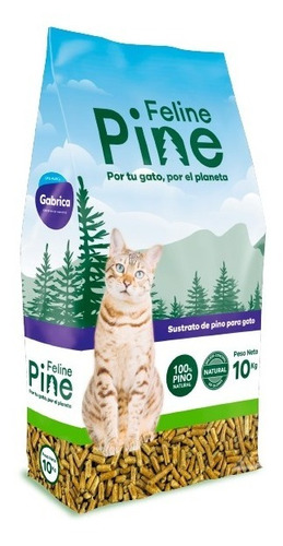 Arena Para Gato Feline Pine 5 Kg