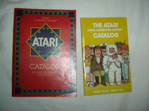 Imagen 1 de 7 de Catalogos Juegos Atari 2600 Originales Ingles Made In Usa