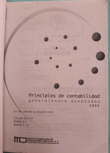 Principios De Contabilidad Generalmente Aceptados 2003 (Usado)