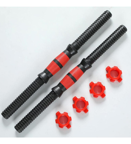 2 Pçs Haltere Haste Barra Barra Antiderrapante Aperto 35cm