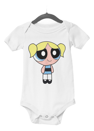 Playera De Bebé Mameluco, Pañalero Chicas Superpoderosas Bur