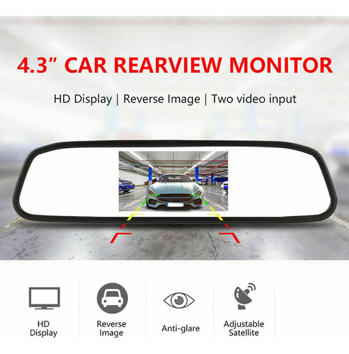 Soporte De Monitor De Espejo Retrovisor Para Cámara De Salpi