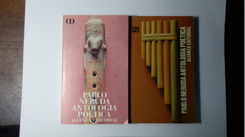 Libro Pablo Neruda Antología Poética  2 Tomos