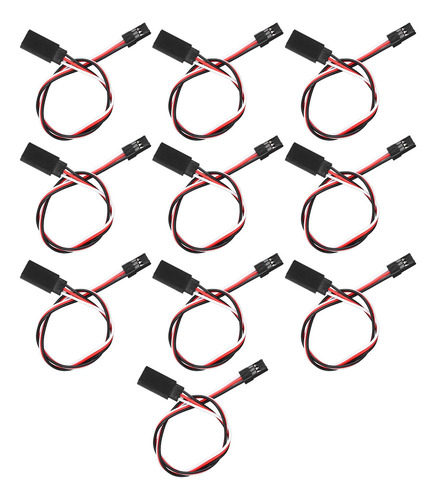 10 Unidades De Cable De Extensión Servo De 3 Pines, Modelo D