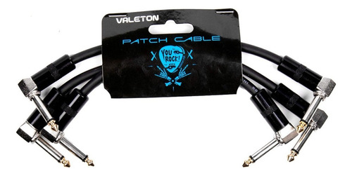 Cables Interpedales Valeton Pack X3