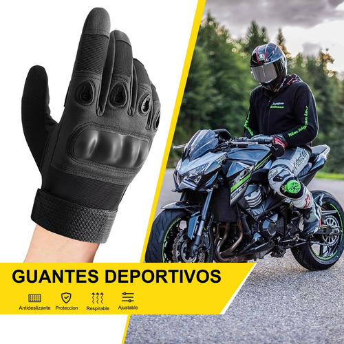 Guantes Para Motociclista Con Carcasa Protectora Transpirabl