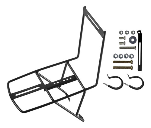 Estante De Carga Delantero Para Bicicleta, De Carga Hierro