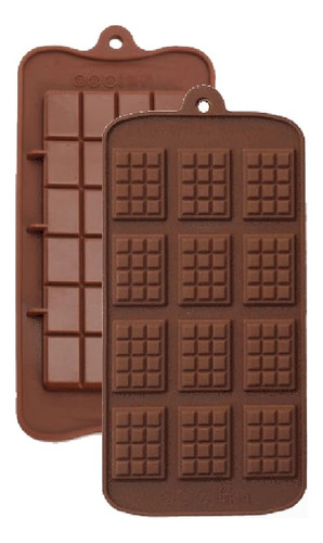 Paquete De 2 Barras De Chocolate De Silicona Y Mini Chip Rec