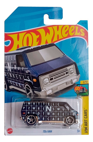 Hot Wheels 70s Van Hw Art Cars