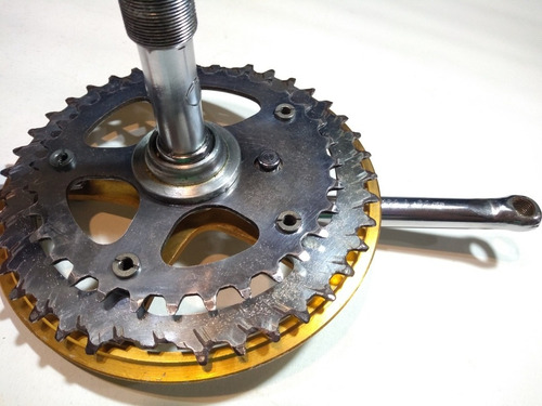Shimano Sakae Biela 2 Platos Bmx Old No Gt Haro Campagnolo (Usado)