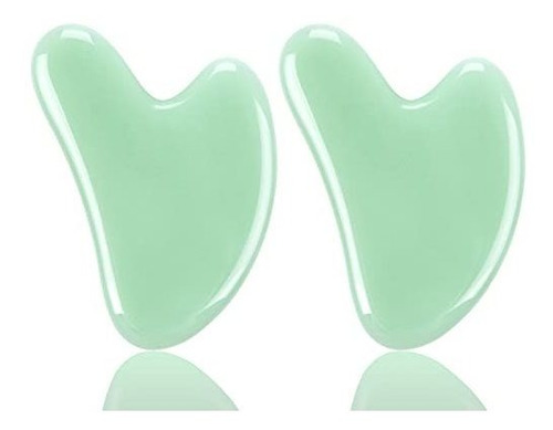 Rostro - Sapnio Gua Sha Herramienta Facial, Piedra De Jade G