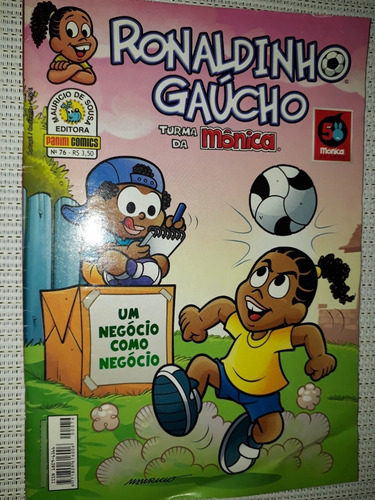 Gibi Ronaldinho Gaúcho - Nº 76 - Panini Comics ( 195 ) (Usado)