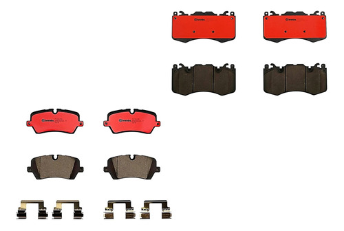 Balatas (cerámica) Delanteras + Traseras Range Rover 13/17