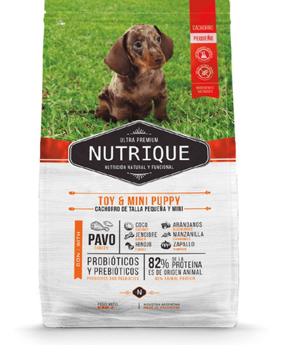 Alimento Nutrique Perro Puppy Toy & Mini 1kg