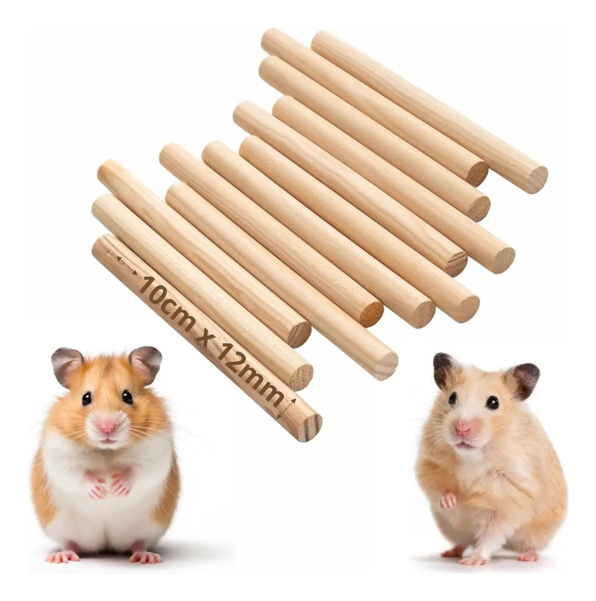 Palitos de Madeira Pínus Roedores Hamster Chinchila Coelho