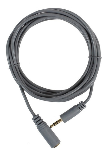Cable Extensión Plug Mini Plug Macho Y Hembra 3.5 Mm 1,8 Mts
