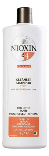 Shampoo Nioxin System 4 1000ml Para Cabelos Coloridos