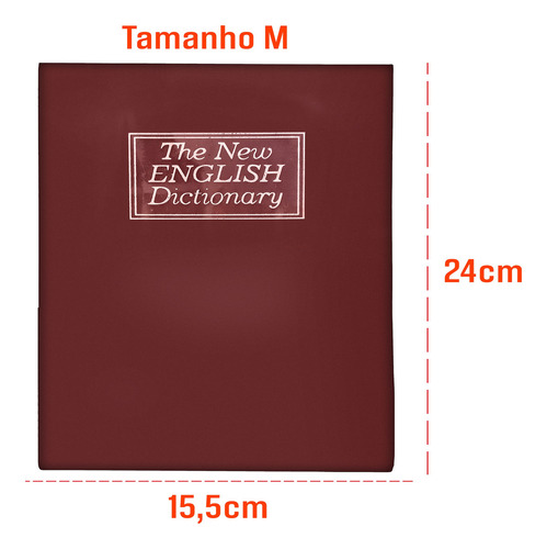 Caja para libros de camuflaje, formato diccionario de inglés, color azul oscuro