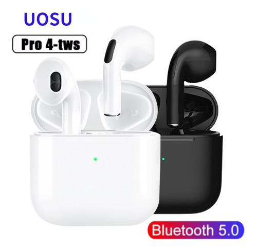 Auriculares Inalámbricos Pro4 Tws Bluetooth 4.0, Blancos