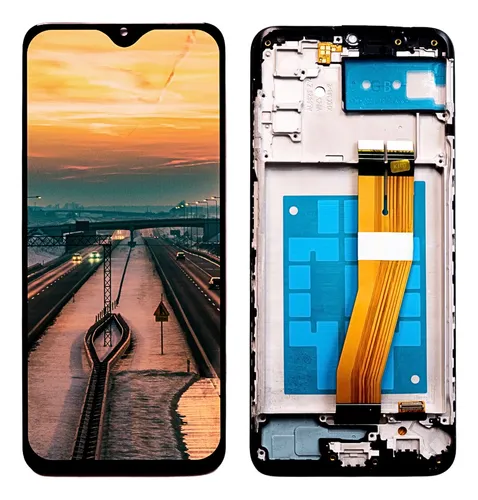 comprar Tela Frontal Touch Display Compatível Galaxy A03 S Com Aro