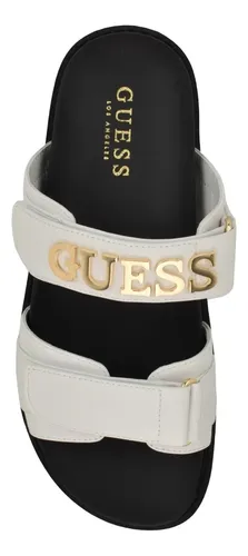 Sandalia Guess Para Mujer Blanco Gfstetsen