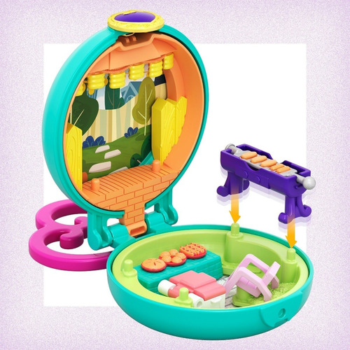 Polly Pocket Diversion En Le Mercadito Mini Set Gkj39-gkj43