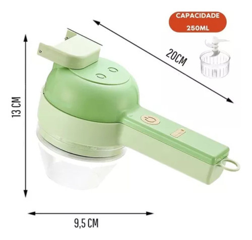 Picador De Vegetales Y Verduras Eléctrico Resistente