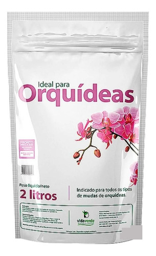 2 Litros Mix De Orquídeas Substrato Mudas 20 Unidades