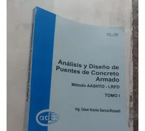 Comprar Libro Análisis De Diseño De Puentes De Concreto Armado Uni