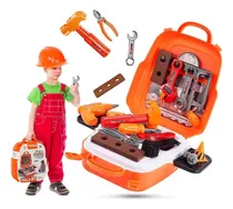 Comprar Caja Herramientas Mochila Infantil 22pz Construcción Juguete