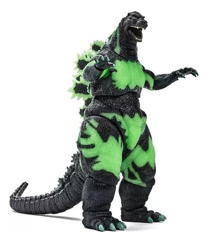 Figura Articulada De Dinosaurio Godzilla Reactor Glow De Nec