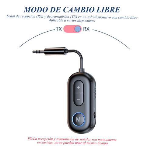 Adaptador Bluetooth 3.5mm Receptor Transmisor Para Audio Aux