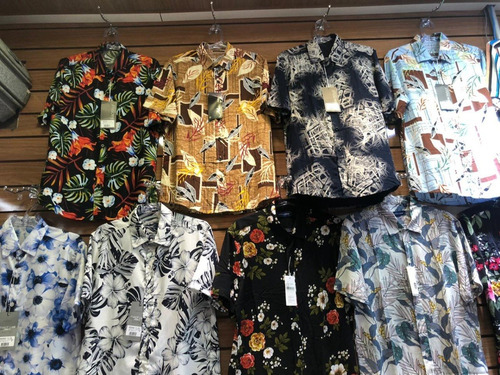 Kit 3 Camisa Social Masculina Floral Estampada Florida Top