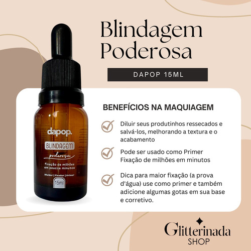 Blindagem Maquiagem A Prova D'agua Primer Fixador Diluidor