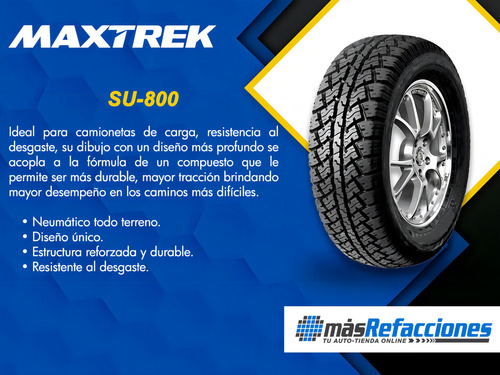 Llanta Su-800 Maxtrek 275/55r20 117h Índice De Velocidad H