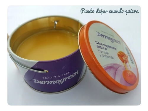 Imagen 5 de 5 de Cera Depilatoria Natural C/ Miel Y Camomilla Pote X150g