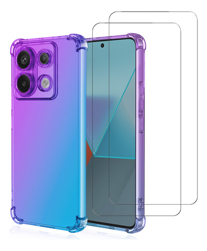 Funda For Poco M6 Pro 4g/note 13 Pro 4g Suave Carcasa + Mica