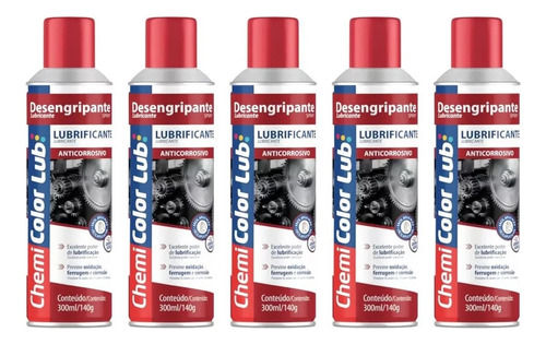 Spray Desimgripante Chemicolor 300ml - 180g Qualidade- 5 Uni