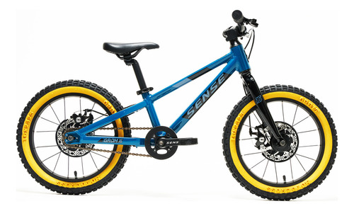 Bicicleta Infantil Aro 16 Sense Grom Impact Cor Aqua/Preto (New)