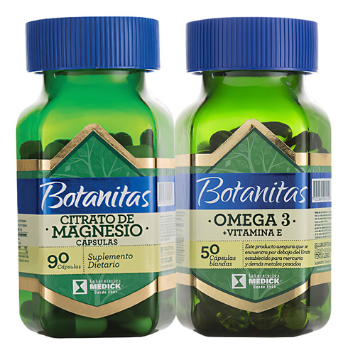 Citrato De Magnesio + Omega 3 - Unidad a $826