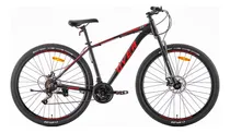 Comprar Bicicleta Mtb Overtech Fortis R29 Aluminio Full Shimano Freno a Disco Color Negro\u002FRojo\u002FRojo Tamaño del cuadro S