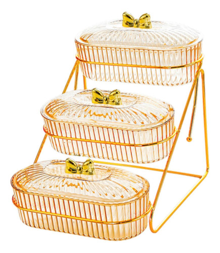 Bandeja De Fruta Múltiple Servicio 175cmx265cmx24cm 3 Capas