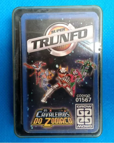 Super Trunfo Cavaleiros do Zodíaco - Jogo Baralho da Grow, Jogo de  Tabuleiro Grow Usado 92027775