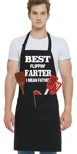 Delantal Para Hombre Para Parrilla De Barbacoa Mejor Flippin