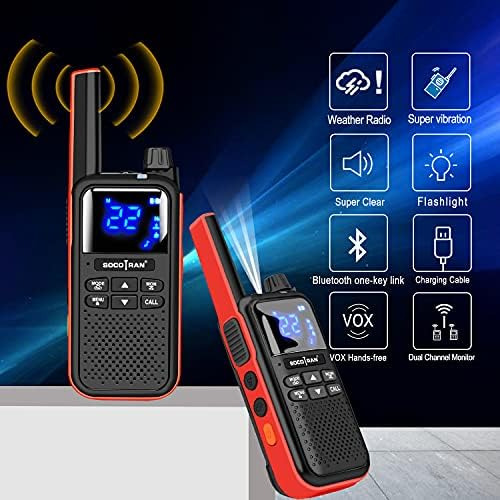 Walkie Talkies Para Adultos, Walkie Talkies Recargables Con