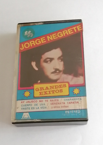 Jorge Negrete - Grandes Éxitos (cassette Ed. Uruguay)