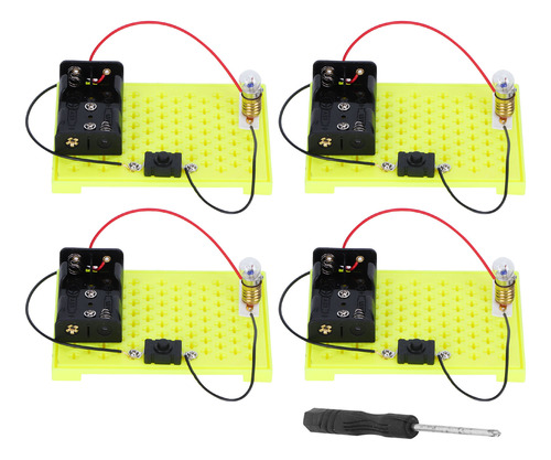 Kit De Ciências Físicas, 4 Conjuntos De Eletricidade Básica