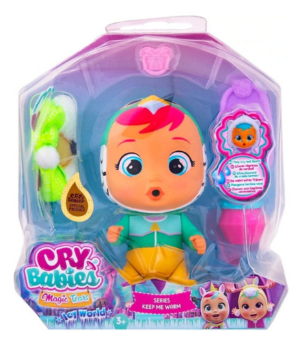Cry Babies Lágrimas Mágicas Icy World Muñeca Cora