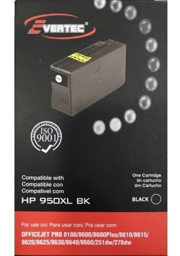Imagen 1 de 5 de Cartucho Alternativo 950xl Evertec