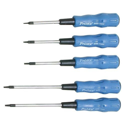 Juego De 5 Destornilladores Torx Pro'skit Sw-2125h 5 Unds